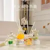 Difusor de Caña de Aromaterapia sin Fuego Aceite Esencial Fragancia para Hogar Dormitorio Baño Ambientador Eliminador de Olores Fragancia de Larga Duración