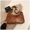 Bolsa Feminina de Alta Qualidade com Grande Capacidade, Nova Bolsa Transversal Vintage de Nicho Outono e Inverno 2026, Bolsa de Ombro para o Dia a Dia