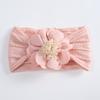 Diadema Infantil INS Europea y Americana Flor de Nylon de Dibujos Animados Lindos Tocado de Bebé Diadema que No Cubre la Fontanela Accesorios para el Cabello