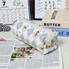 Venda Direta da Fábrica Nova Bolsa de Armazenamento Bolsa de Lápis Resistente a Manchas Estilo Ins Feminino Grande Capacidade Nicho Não Colidente Papelaria Bolsa de Cosméticos