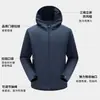 Chaqueta Softshell Ligera Bordado Estampado Estampado LOGO Modelo Otoño/Invierno Cortavientos Impermeable Exterior Montañismo Ropa de Abrigo Cálida