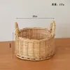 Cesta de salgueiro trançado, cesta de piquenique de rattan, cesta de presente, cesta de armazenamento para mesa doméstica, cesta de frutas - atacado do fabricante, para vendas transfronteiriças