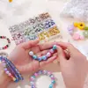 Cuentas espaciadoras de platillo volante de 6MM-12MM bola perforada pueden usar cuentas de agujero recto DIY cadena de teléfono móvil de diamante llavero accesorios