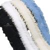 Novo 3cm de Largura Preto e Branco Azul Pelo de Vison Pequenos Acessórios de Renda Perfumada DIY Roupa Suéter Sapatos Chapéus Bolsas Fita