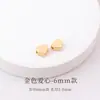Acessórios Espaçadores de Contas Prateadas Grossas para Colares e Pulseiras Artesanais DIY, Contas que Preservam a Cor, Contas Espaçadoras Decorativas, Contas Cilíndricas e Contas Combinando