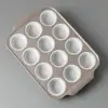 Forma de silicone para bolo doméstica tipo prensa 6 cavidades 12 cavidades forma para bolo fácil desenformagem forma para assar no forno atacado