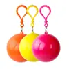 Impermeable Desechable Portátil Bola Comprimida Bola de Bolsillo Exterior Hombres y Mujeres Adulto Viaje Rafting Poncho Colgable