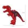 Bloque de Construcción de Grano Grande Animal Dinosaurio Tiranosaurio Pterosaurio Deformado Dragón de Doble Corona Raptor Juguete Accesorios Suplemento de Escena