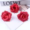 Cross-border mini flor seca decoração de interiores para casa casamento dia dos namorados plástico artificial flor falsa simulação rosa cabeça