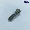 Zíper YKK Não. Zíper de metal com 5 dentes e cabeça de zíper automática quadrada para carcela de roupas e botas