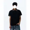 Camisa Polo Patchwork em Blocos de Cor com Gola Xadrez Cleanfit Americana Verão 2026 Nova Camiseta de Manga Curta de Alta Qualidade