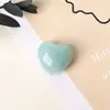 Corazón de Cristal Natural Mini de 15 mm Forma de Corazón Tallado 3D Piedra Cruda Accesorios para Joyería DIY Adornos Fábrica Venta al por Mayor
