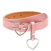 Anillos con Hebilla de Amor de Comercio Exterior Cinturón de Mujer Estilo Coreano ins Cinturón Decorativo Simple para Jeans de Mujer