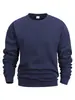 Moletom Masculino Gola Redonda Moletom Liso Roupa Esportiva Exterior