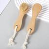 Pincel Facial Mini Seco Suave Cerdas Pincel Corporal Pequeno