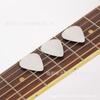 Palas de guitarra de metal púa de guitarra de metal 0.3 mm púa de acero inoxidable guitarra bajo eléctrico