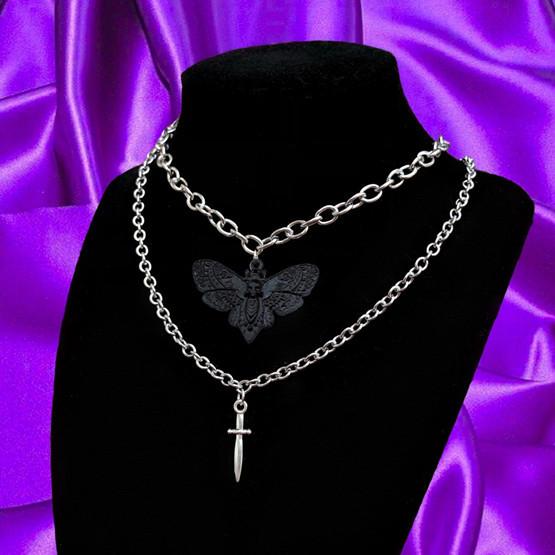 AQ-3856-银色项链