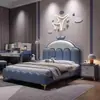 Respaldo de cabecera para dormitorio principal Personalizado Cama infantil de cabecera Individual Compra nueva Cuero Madera maciza Tatami Respaldo de cabecera de cabecera