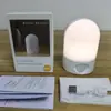 Luz Noturna LED Inteligente de Economia de Energia Carregável Quarto Mesa de Cabeceira Atmosfera Noturna Sono Alimentação do Bebê Sensor de Proteção Ocular Luz