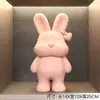 Lujo Ligero Chapado Eléctrico Conejo Adornos para Mueble de TV Accesorios para el Hogar Sala de Estar Entrada Mueble de TV Escultura de Muñeca Gama Alta