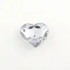 Fondo Puntiagudo Corazón de Melocotón Corazón de Amor Diamante Cristal Transparente Gema Diamante Acrílico Accesorios Hechos a Mano DIY Soporte para Toma de Muestras y Pruebas