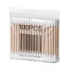 Hisopo de Algodón Desechable de Doble Punta para el Hogar Multifuncional Cosmético Higiénico para Limpiar Oídos Hisopo de Algodón en Espiral Hisopo de Algodón para Limpieza