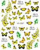 Adesivos de Arte de Unha Borboleta Primavera 2024 Novos Atacado Adesivos de Unha Borboleta Pequena Colorida Decoração Meia Borboleta