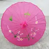 Venda Direta de Fábrica Guarda-chuva de Seda Cor Lisa Adereços de Passarela Dança Guarda-chuva Artesanal Guarda-chuva Pintado à Mão DIY Guarda-chuva Quente Transfronteiriço