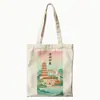 Bolsas de Lienzo Culturales y Creativas de Fujian Se Pueden Personalizar con Tu Propio Diseño, Espesadas, Gran Capacidad, Tendencia y Estilo, Bolsas de Lienzo Poliéster-Algodón del Fabricante