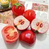 Juguetes de Comida Simulada, Tomates, Manzanas, Accesorios de Resina, Adornos Creativos de Frutas, Accesorios de Decoración de Modelos de Comida para Bricolaje
