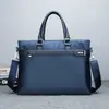 Bolso de mano personalizado para hombre del fabricante, maletín de tela Oxford, bolsa para portátil de gran capacidad, bolsa para documentos de 14 pulgadas, bolsa para conferencias
