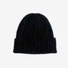 Gorro de Lana Clásico Rayado Mezclado con Piel de Conejo de Diseñador Coreano para Mujeres en Otoño e Invierno Niñas Mostrando la Cara Gorro de Punto Pequeño para el Frío