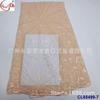 Bordados de miçangas tubulares, lantejoulas, bordado em rede, renda fina tingida em rede, acessórios para vestido, banquete, roupa de noite, tecido de renda