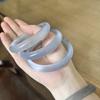 Pulsera Luz de Luna Blanca Pulsera de Plata Hielo para Mujer Pulsera de Jade para Mujer Ágata Champán Hielo Alto Pulsera de Belleza Ojo de Gato Esmaltado