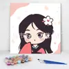 Pintura al Óleo Digital Niños Bricolaje Pintado a Mano Dibujos Animados Relleno de Color Pigmento Pintura Decorativa Pintada a Mano Fabricante Venta al por Mayor