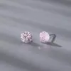 Aretes de Zirconia con Diseño de Fuegos Artificiales de Plata Pura S999, Coloridos y Delicados, Adecuados para el Uso Diario, Suaves para los Oídos, Aretes Versátiles, Plata Pura 999 al por Mayor
