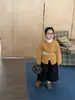 Invierno 2025 Nuevo Estilo Coreano Ropa para Niños Suéter Grueso de Doble Capa para Niñas Suéter Grueso para Bebés y Niños