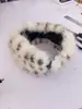 Sombrero de Invierno y Otoño Transfronterizo de Piel Sintética de Zorro Gruesa con Protección para Orejas Anillo Diadema Cinta para el Cabello Sombrero de Copa Vacío Comercio Exterior