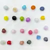 Botões de cogumelo de resina de 6mm para roupas de boneca OB11, botões redondos de cogumelo coloridos, acessórios BJD feitos à mão para DIY