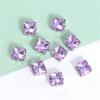 Cristal Diamante de Vidro em Formato Quadrado Garra Costurada à Mão Diamante Vestido de Noiva Sapato Bolsa Costurada à Mão DIY Acessórios de Enfeite de Cabeça
