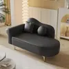 Mejora de apartamento pequeño: sofá otomana de almacenamiento, sillón reclinable estilo europeo, área de espera de tienda de ropa, sofá reposapiés moderno