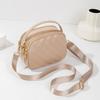 Bolso Pequeño Cruzado de Hombro para Mujer, Venta Directa de Fábrica, Modelo Nuevo 2025, Estampado con Logo, Moderno, Casual, Versátil, Bolso Bordado para Mujer