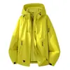 Chaqueta a Prueba de Viento e Impermeable para Exteriores Bird's, Set de Dos Piezas Desmontable 3 en 1 para Hombres y Mujeres, Chaqueta de Senderismo Estilo Pareja