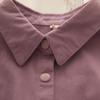 Camisa de Manga Larga con Textura de Nieve de Burbujas de Leche para Mujer, Holgada, Casual, Engrosada, Algodón para el Trabajo, Otoño/Invierno, Para Usar en Capas