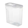 Suministros para mascotas transfronterizos nuevo cubo de pienso para perros cubo de almacenamiento para mascotas doble sello a prueba de humedad recipiente para snacks para mascotas