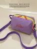 2026 Nuevo Modelo Esquema de Colores Alpaca Dopamina Bolso Cruzado de Hombro Único con Múltiples Compartimentos Bolso de Almacenamiento Bolso de Maquillaje Impermeable para Mujer