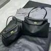 Bolso Tote Balencia/New Rodeo Piel Genuina Bolso de Mujer Gran Capacidad para Viajar al Trabajo Hombro Cruzado Debajo del Brazo para Mujer