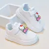 Nuevas Zapatillas de Dibujos Animados para Niñas Primavera 2026, Zapatos Casuales Versátiles con Velcro Antideslizante, Zapatos de Suela Suave para Niños Mayores