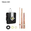 Movimiento de Reloj Silencioso DIY en Stock Transfronterizo Movimiento de Segundero Barrido Eje Largo Movimiento de Reloj de Pared 4 Tipos de Movimiento de Reloj de Madera de Nogal