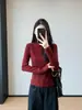 Conjunto de trabalho~Camiseta básica elegante de gola alta, cor sólida, manga longa, camada base fina confortável para mulheres, novo estilo de outono